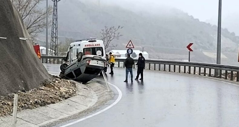 Doğanşehir’de Otomobil Takla Attı: 5 Kişi Yaralandı