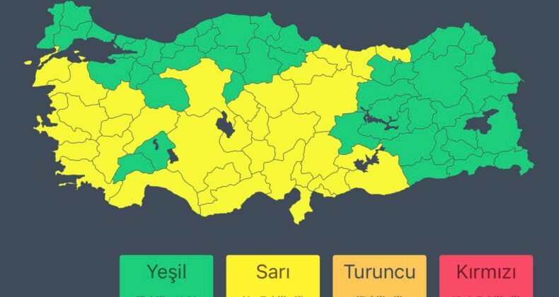 İçişleri Bakanlığı’ndan Kuvvetli Yağış Uyarısı: Komşu İller İçin Dikkat Çağrısı